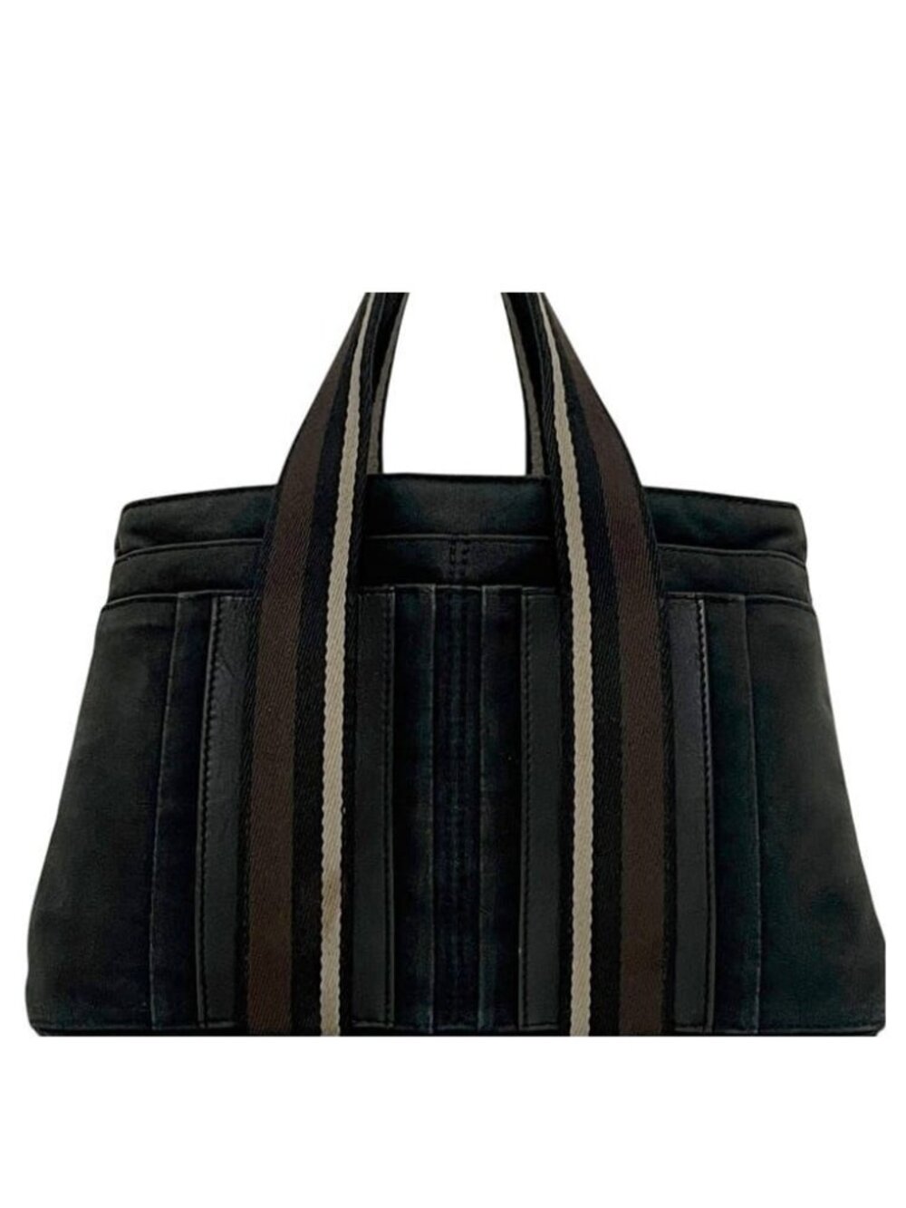 Hermes Handbag Troca Horizontal PM Canvas Black